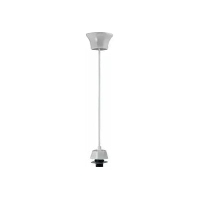PVC Pendant Cord Fitting - White