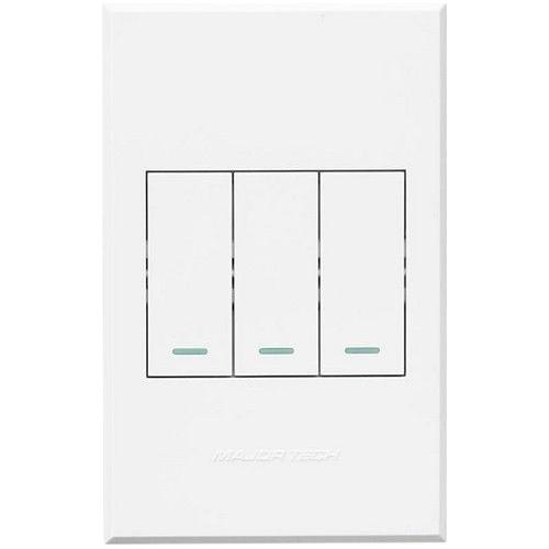 Veti 3 Light Switch 3L 1xBP 2x2Way White