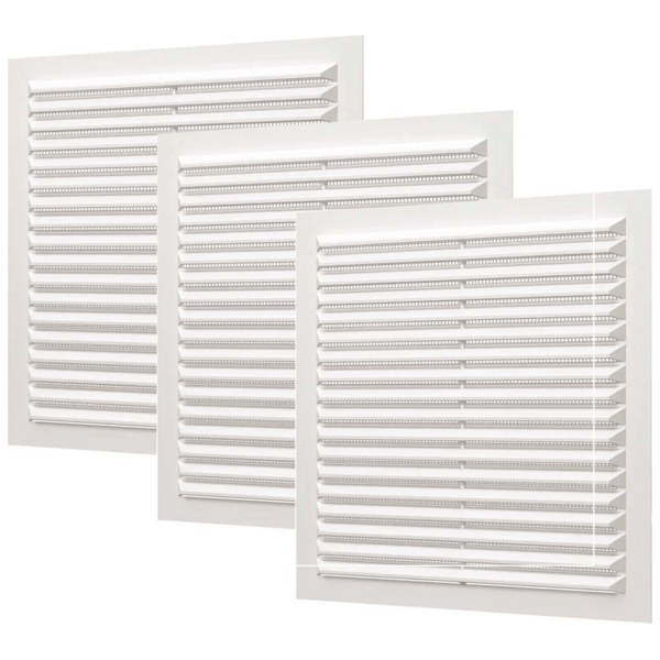 Extraction Fan Sqr Grille Vent 194mm Wht