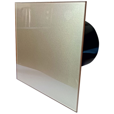 Extraction Fan Sqr Glass 13W Graphite