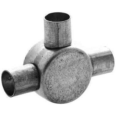 20mm 3 Way Galvanised Bosal Round Box