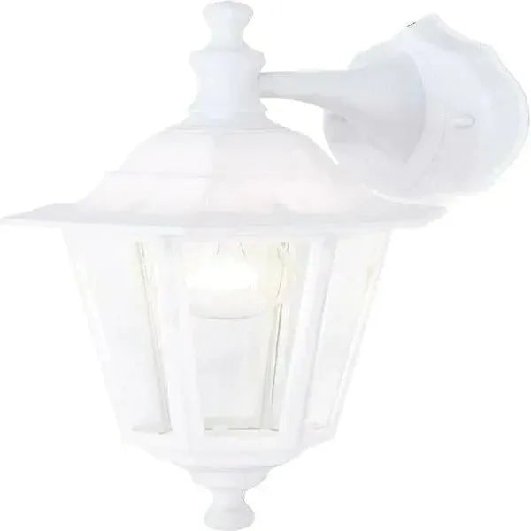 4 Panel Down Facing White Lantern