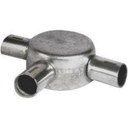 20mm 3 Way Galvanised Bosal Round Box