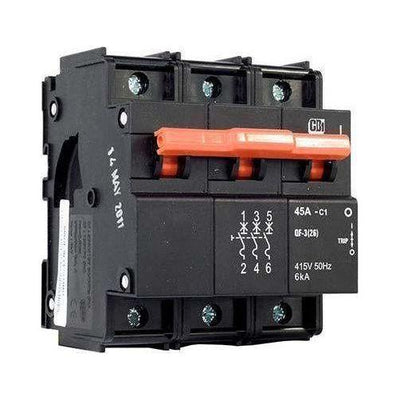 CBI Circuit Breaker Dual Mount 3P 6K 50A
