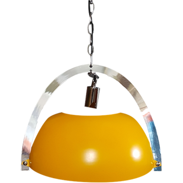 1 Light Yellow Luxn Pendant Small