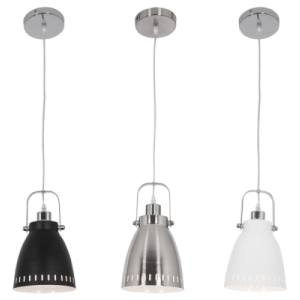 Modern White Metal Pendant