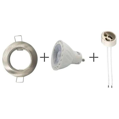 Led Downlighter Combo 4/6W WW Silver