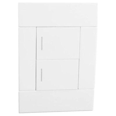 Veti 2 2 Lever Light Switch White