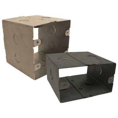 Galvanised Wall Box 4X4 Open Back