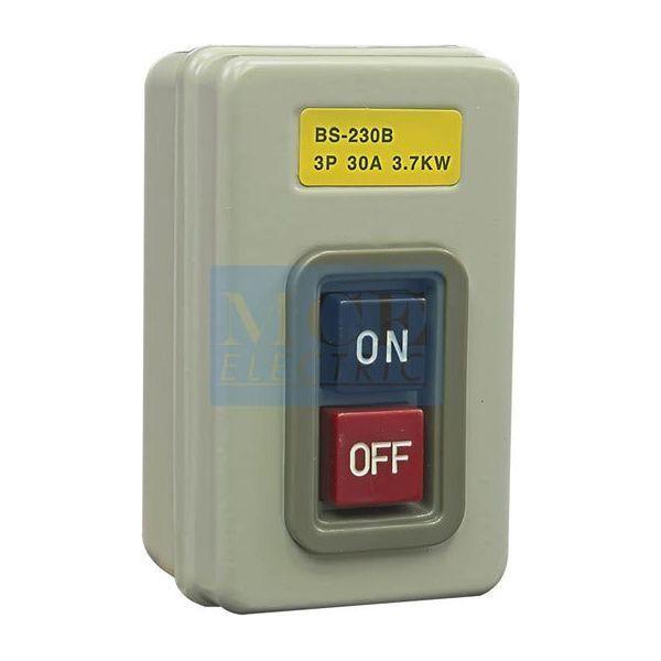 3 Pole 30A Pushbutton Station