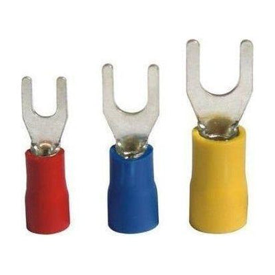 Insulated Fork Terminal Red - 100PK