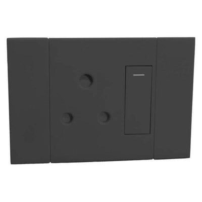 Veti 2 Single Plug 2X4 Black